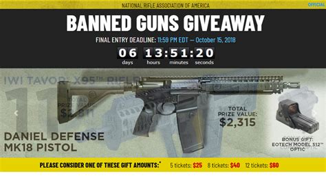 Banned Guns Giveaway .